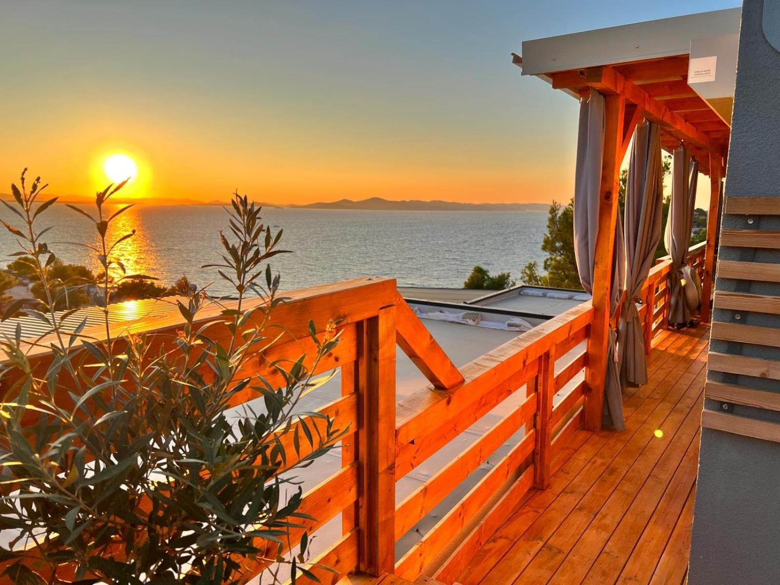D-View Premium Mobile Home - Panoramic Seaview - 150 M From Beach, Free Parking Drage Exterior foto